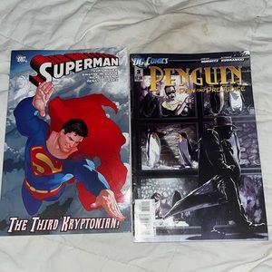 original dc comics, penguin and superman can be sold separately